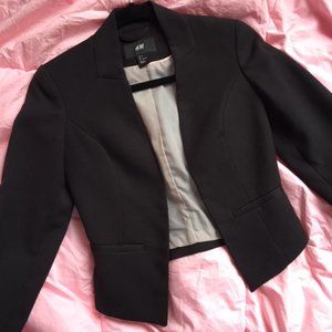 Black Fitted Blazer Size 2 / XS